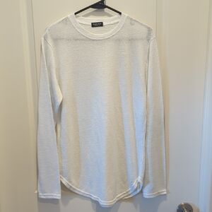 Banana Republic Cream Long Sleeve Tee